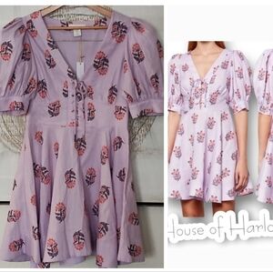 New House of Harlow Cute Purple Dress Size 6